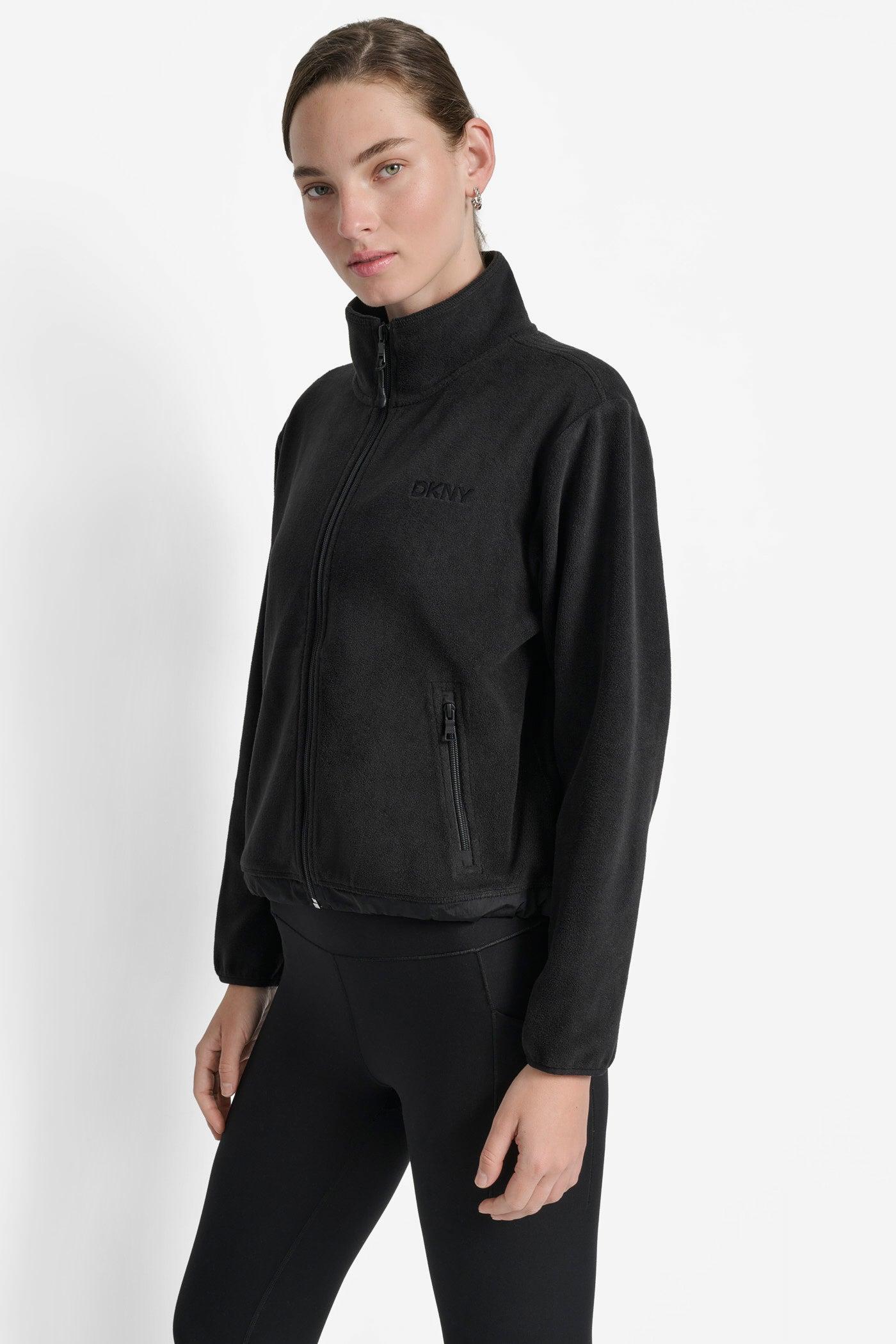 LOGO EMBROIDERED FLEECE JACKET Product Image