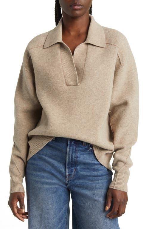 Womens Bridget Wool-Blend Long-Sleeve Sweater Product Image