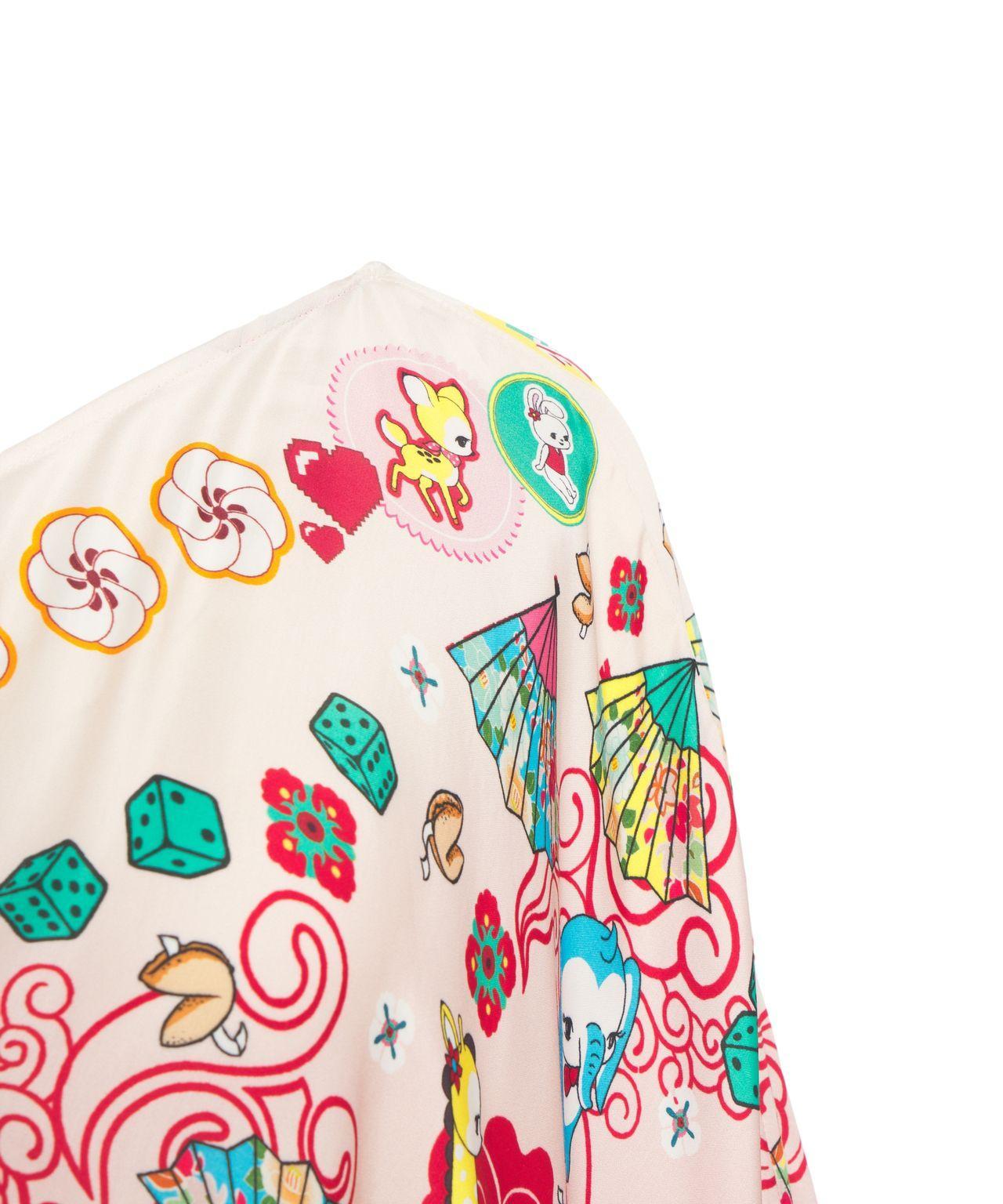 One-shoulder dress with print Product Image