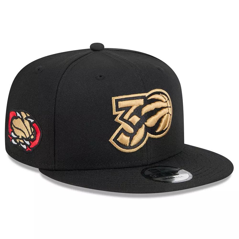 Men's New Era  Black Toronto Raptors 2024/25 City Edition Alternate 9FIFTY Snapback Hat, Rpt Black Product Image