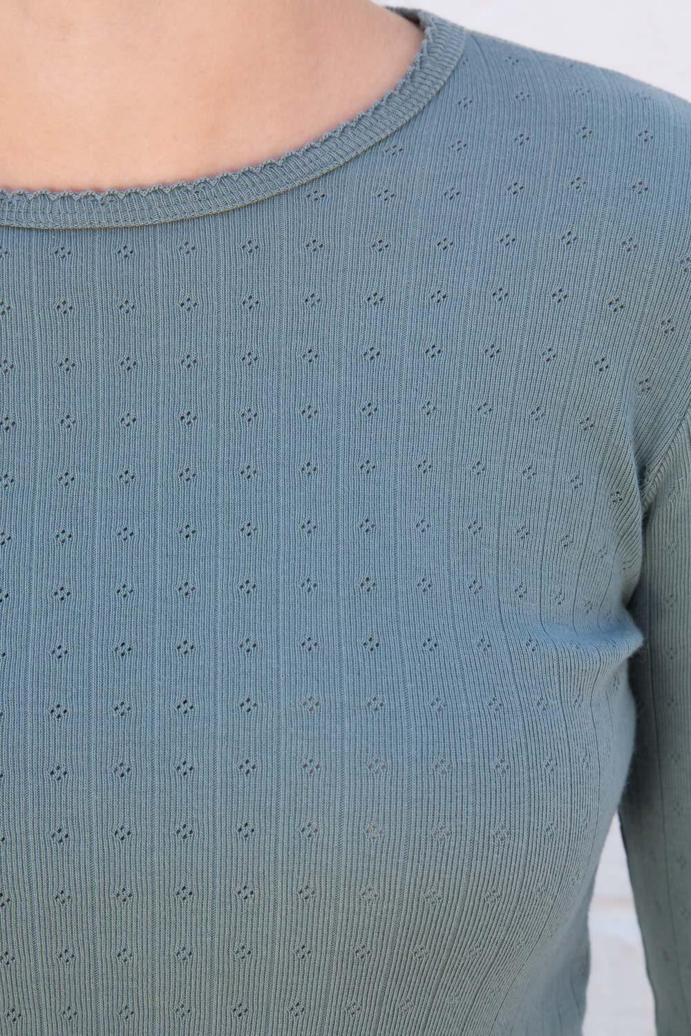 Leah Scallop Eyelet Top Product Image