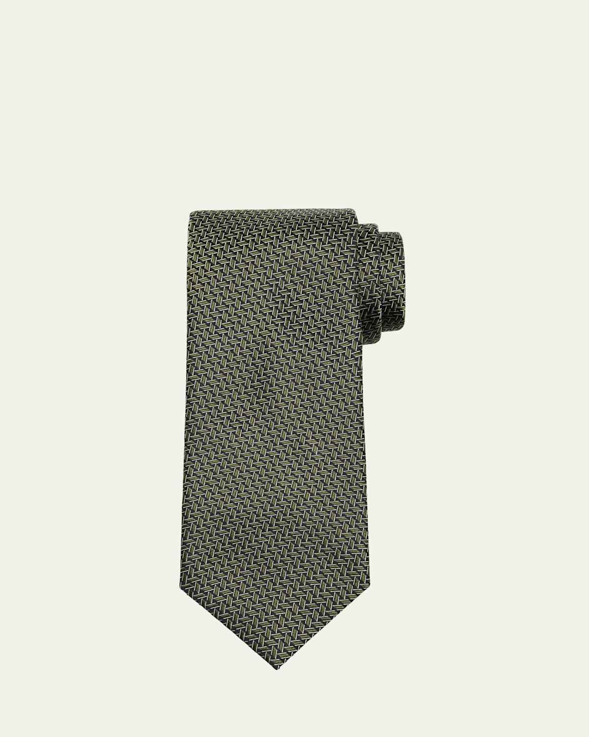 Mens Woven Silk Tie Product Image