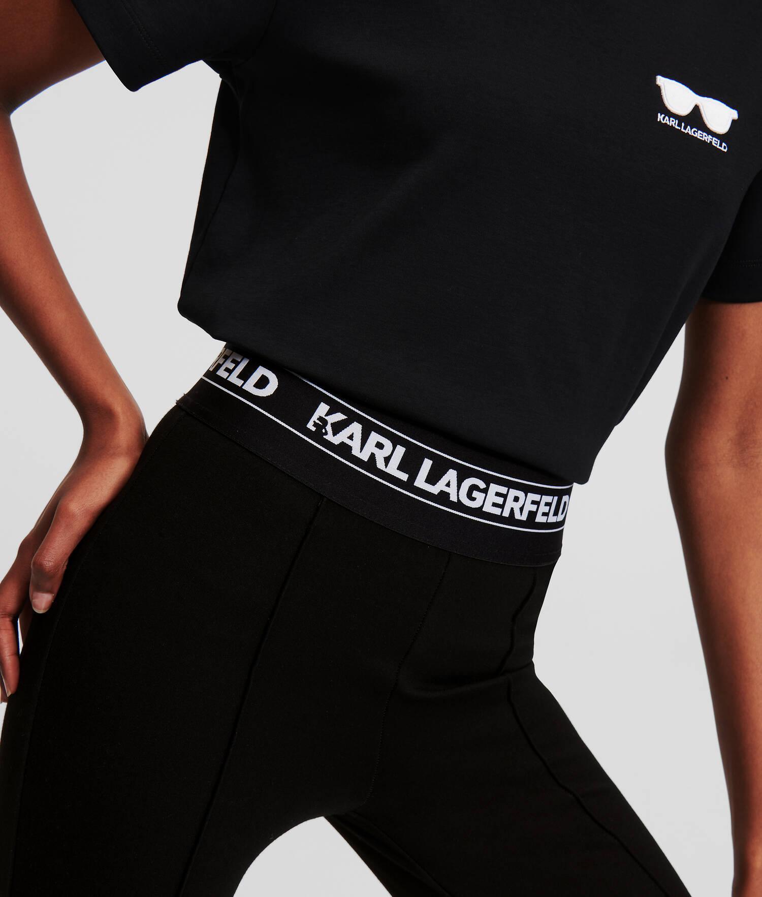 KARL LOGO TAPE PUNTO LEGGINGS Product Image