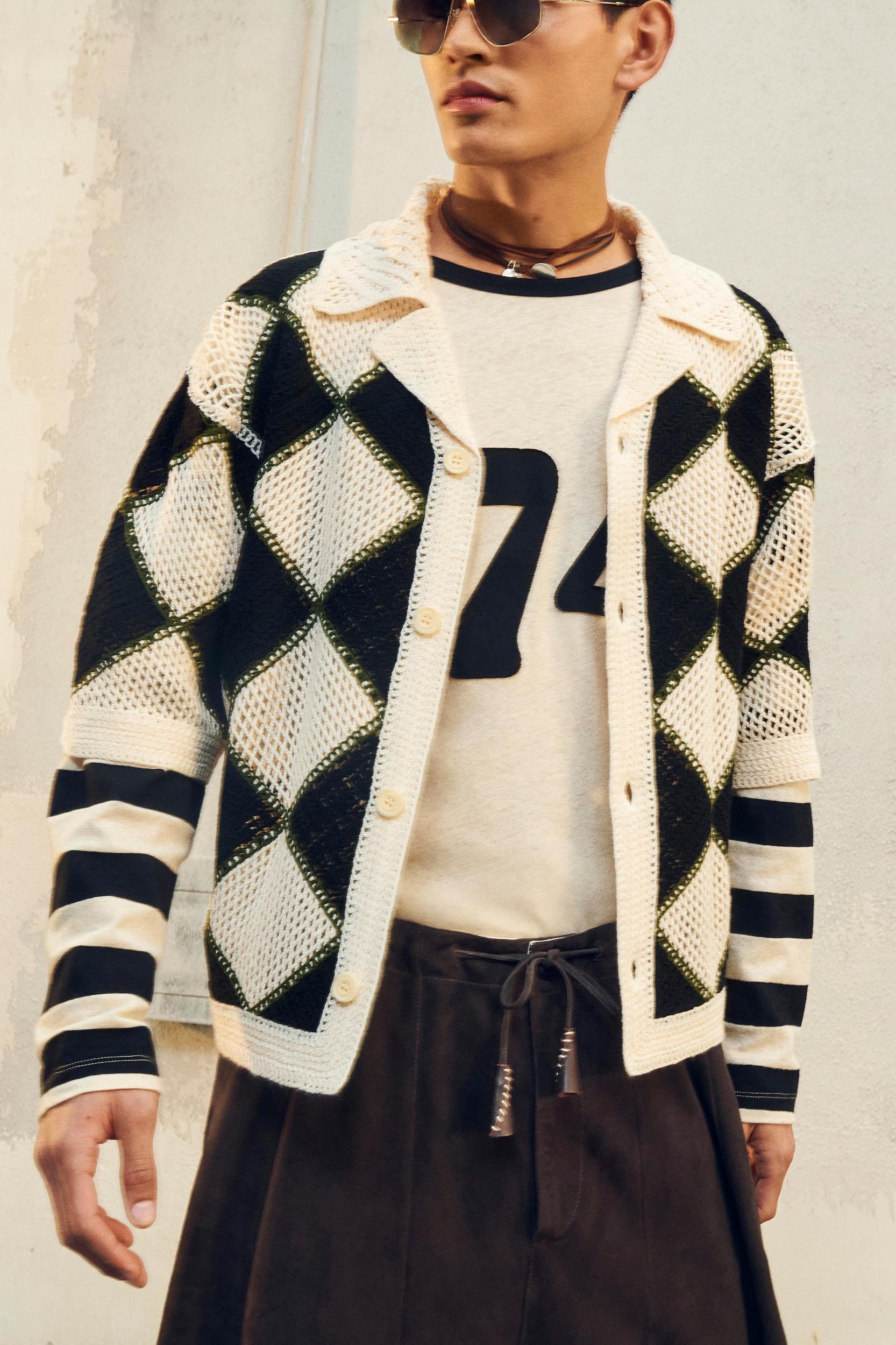 LIMITED EDITION DIAMOND KNIT SHIRT Product Image