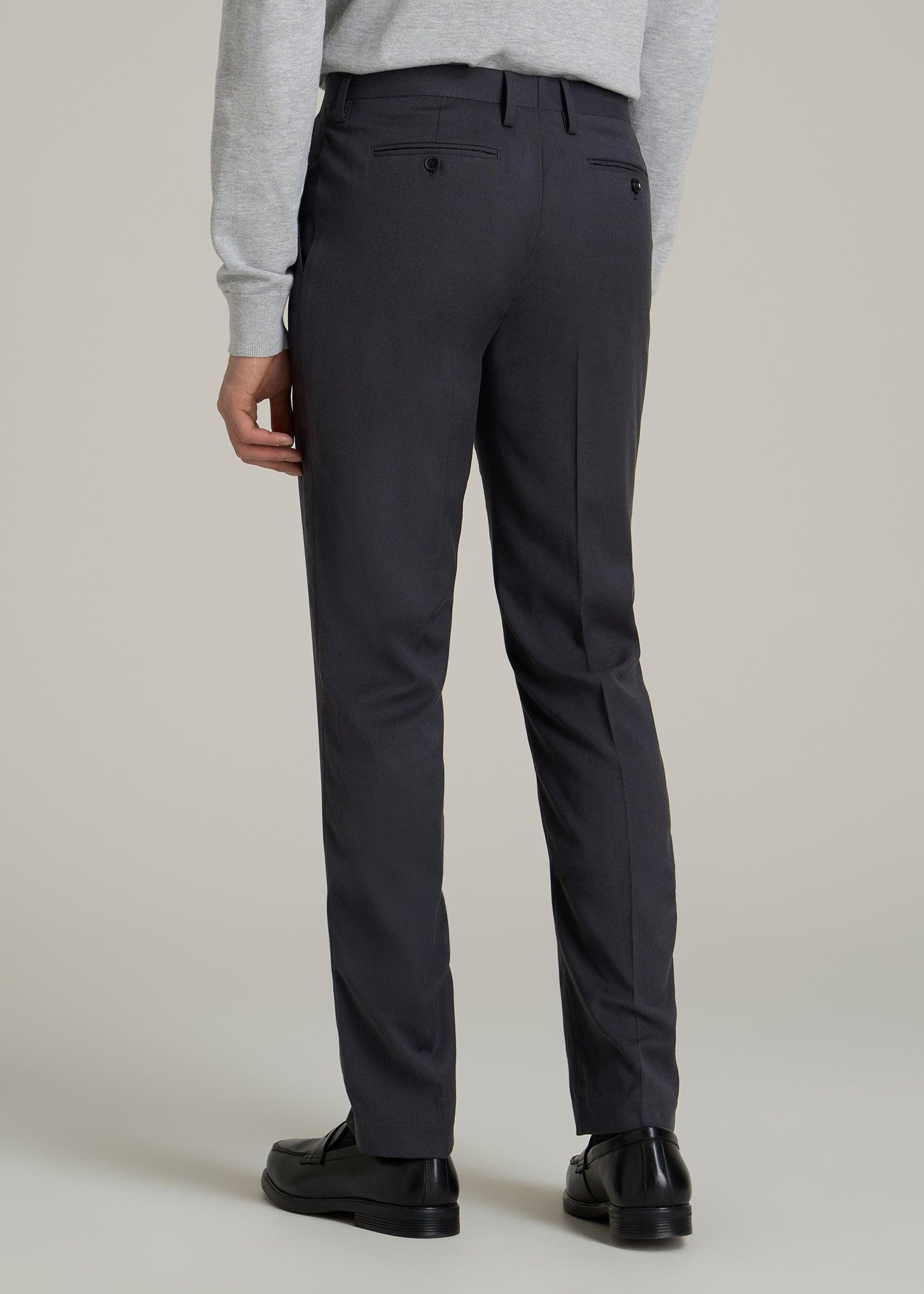 Suit Trousers for Tall Men in Mid Grey Product Image