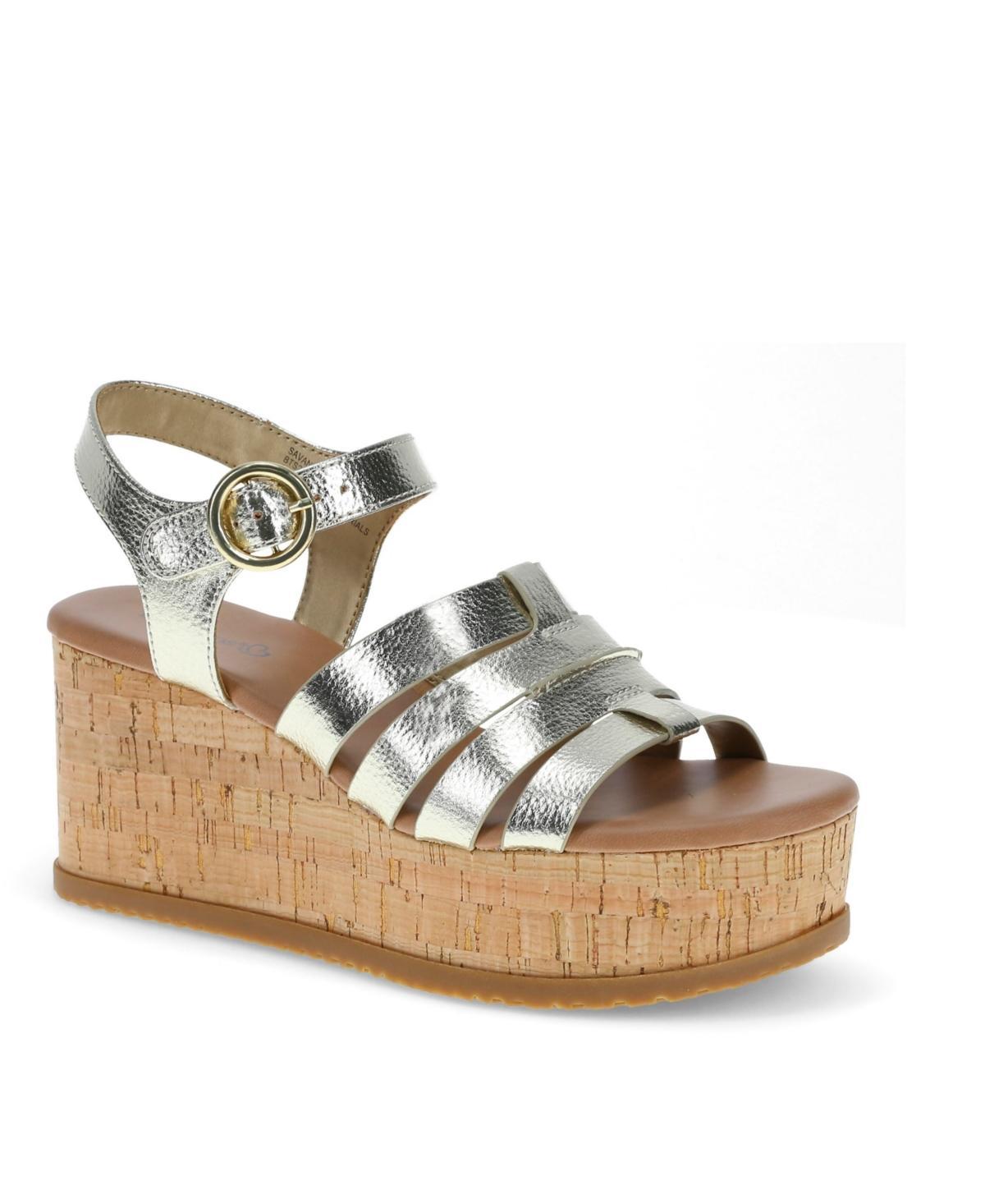 Baretraps Savannah Womens Wedge Sandals Product Image
