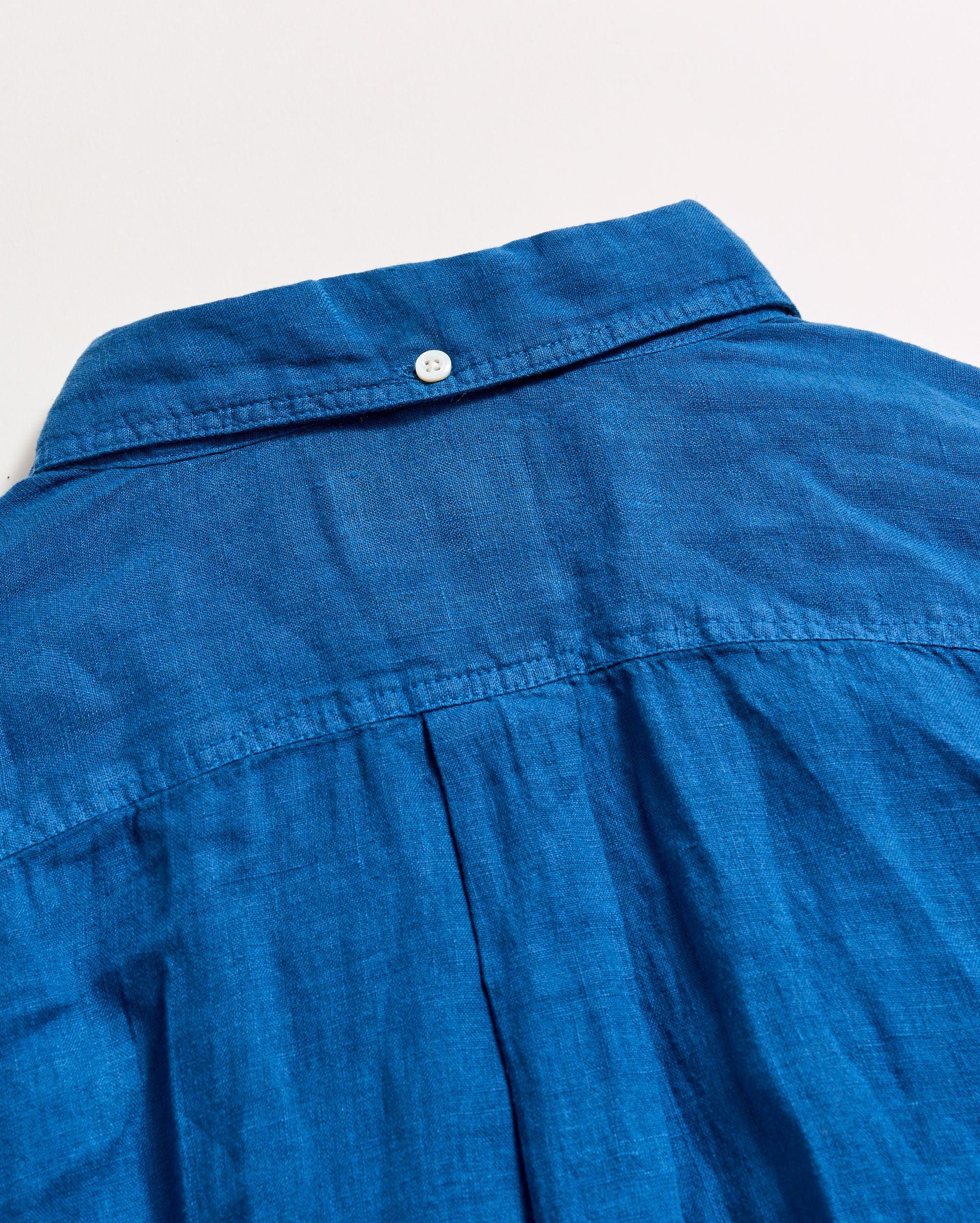 Short Sleeve Linen Tuscumbia Shirt Button Down -  Product Image