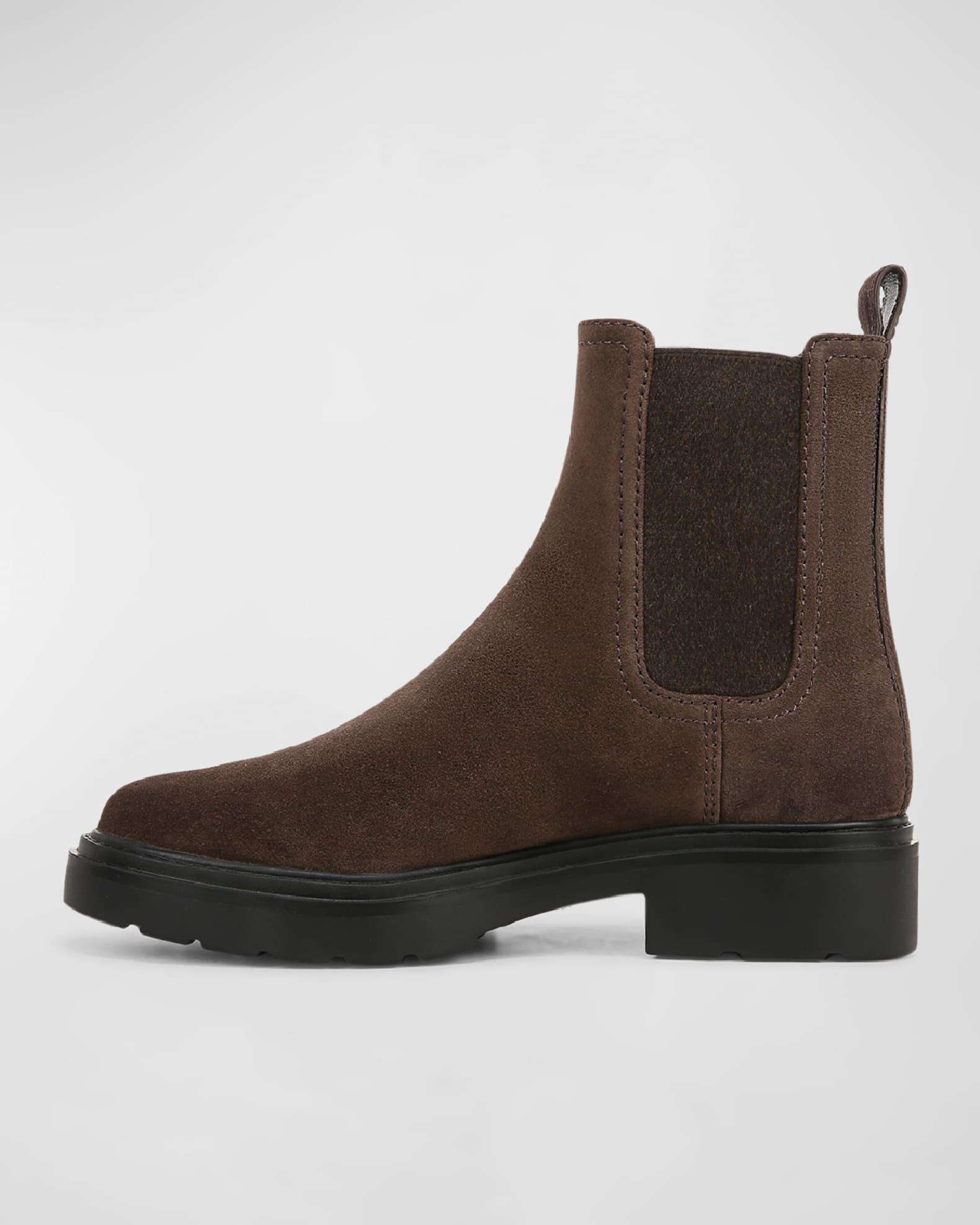 Suede Chelsea Ankle Booties Product Image