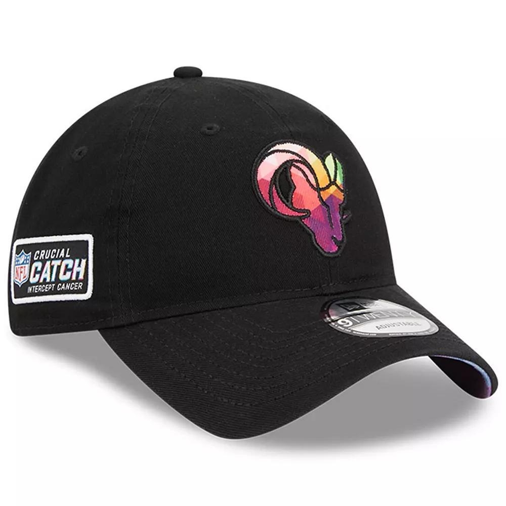 Mens New Era Los Angeles Rams 2023 NFL Crucial Catch 9TWENTY Adjustable Hat Product Image