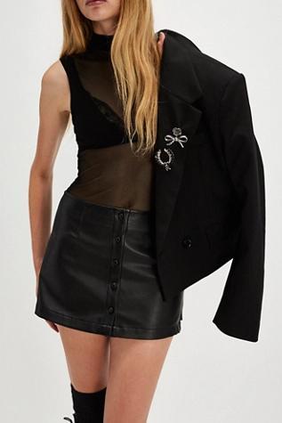 After Party Vegan Mini Skirt Product Image
