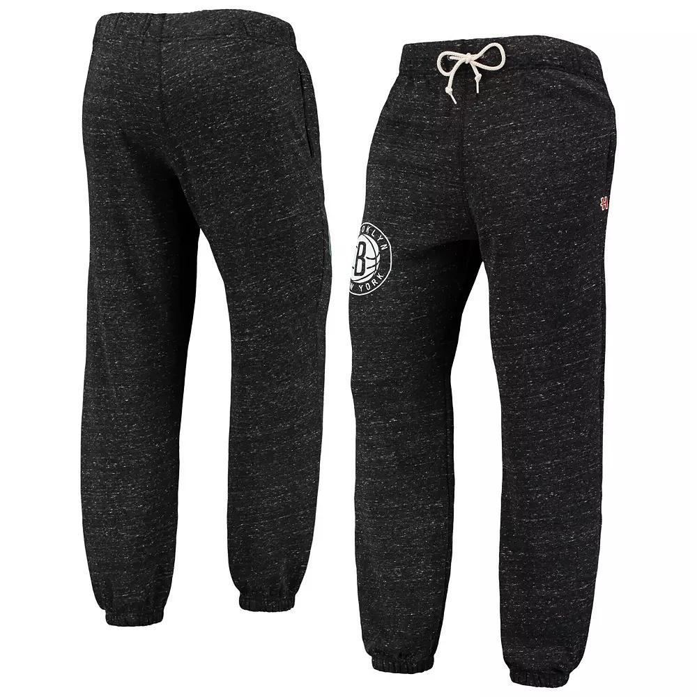 Mens Homage Charcoal Brooklyn Nets Tri-Blend Sweatpants Product Image