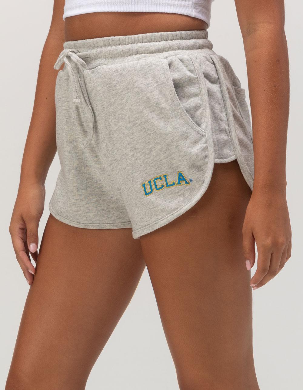 HYPE AND VICE UCLA Womens Shorts - HEATHER GRAY Product Image
