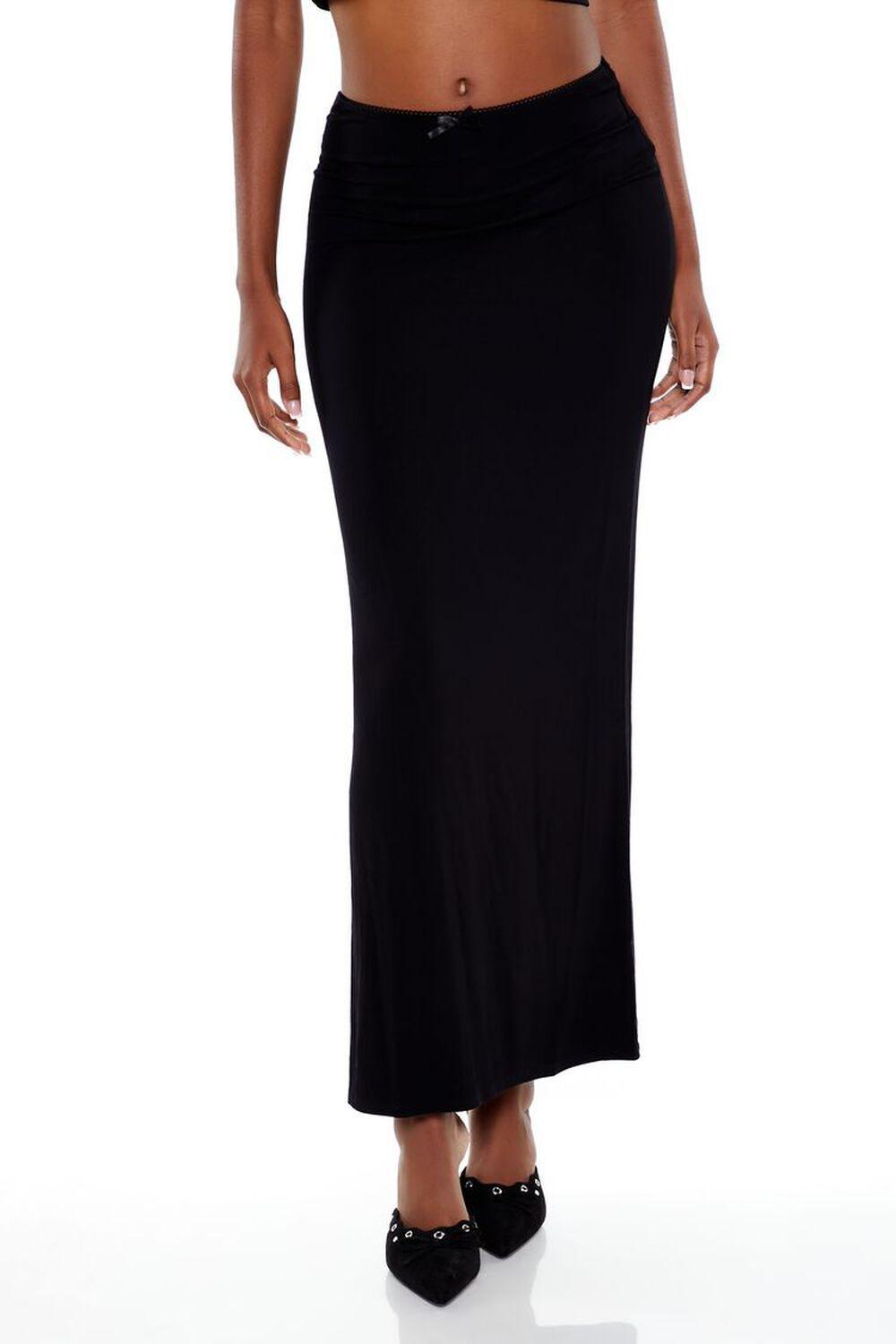 Bow Bodycon Maxi Skirt | Forever 21 Product Image