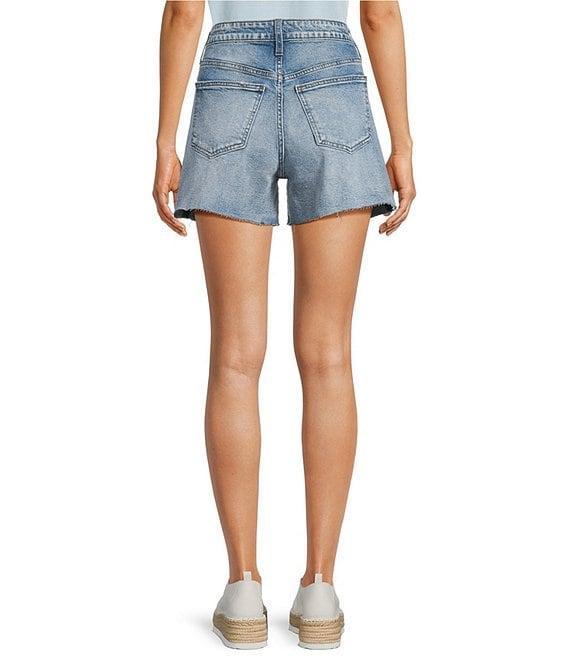 KUT from the Kloth Taylor High Rise Stretch Denim Shorts Product Image