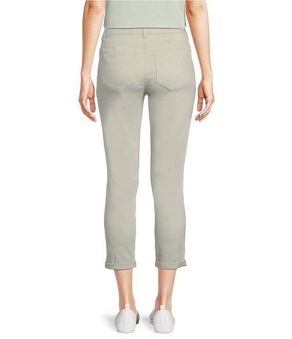 Gibson & Latimer Perfect Fit Roll-Cuff Skinny Twill Pants Product Image