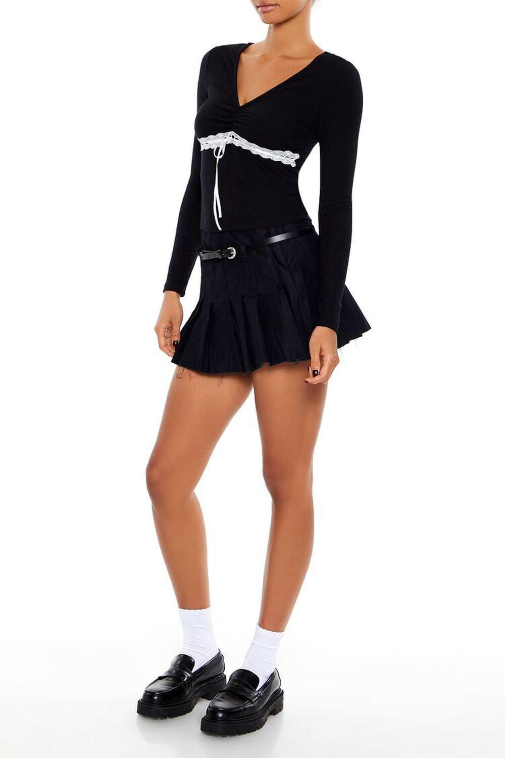 Pleated A-Line Mini Skirt | Forever 21 Product Image