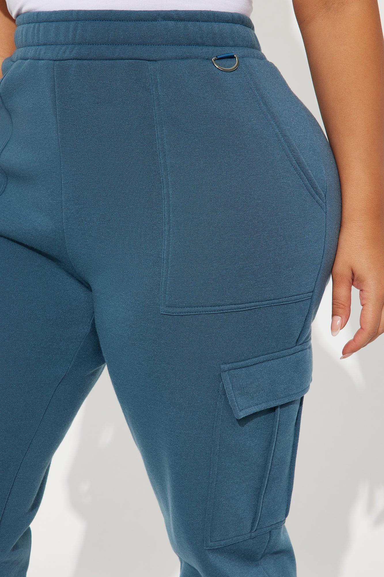 Helen Fleece Lounge Jogger - Blue Product Image