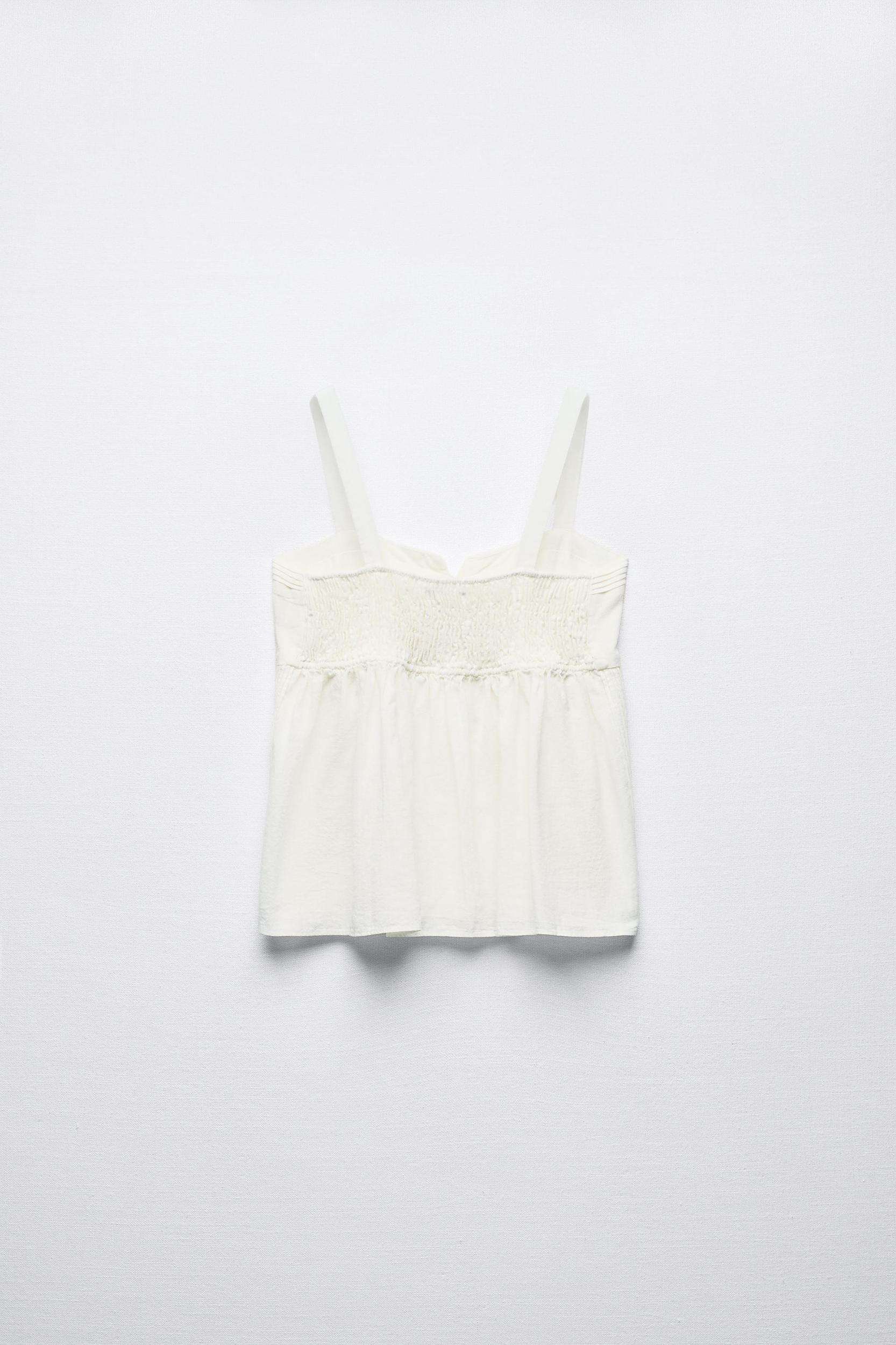 PINTUCK STRAPPY TOP Product Image