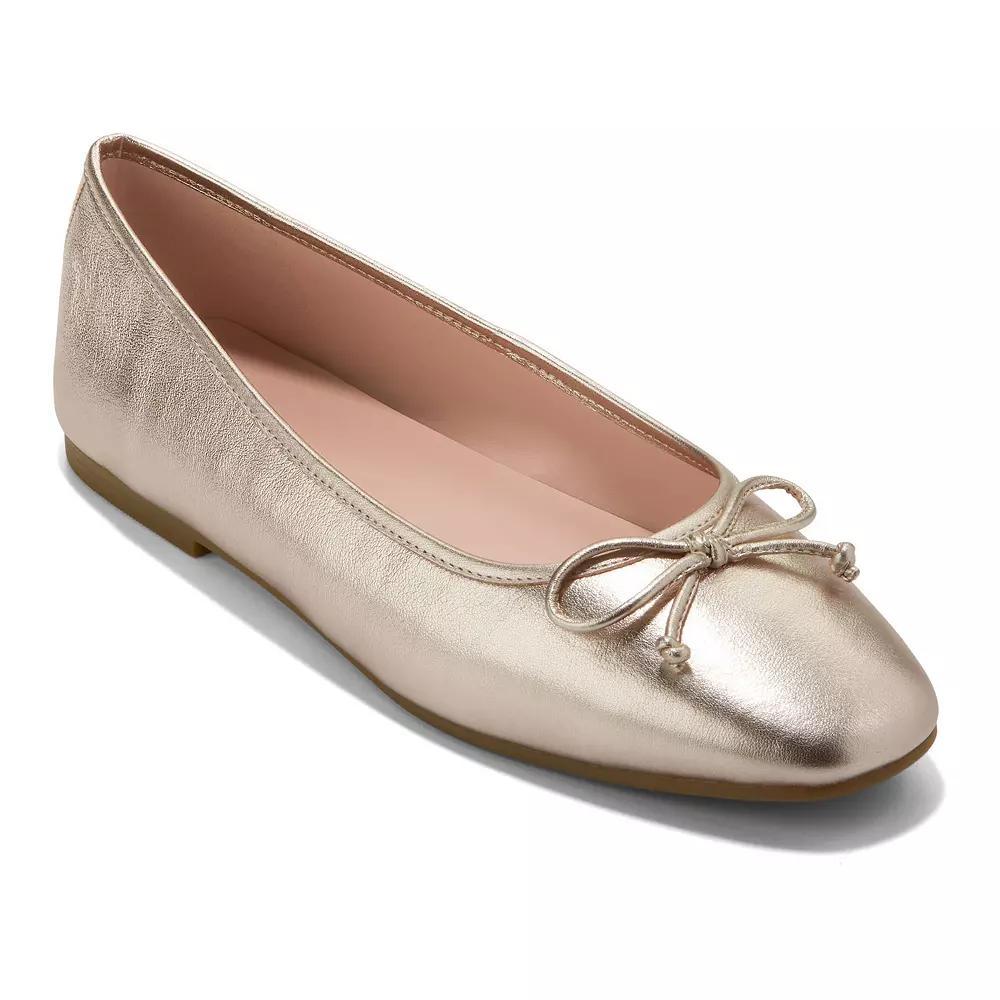 Cole Haan Yara Women's Ballet Flats, Size: 6, Soft Gold Product Image