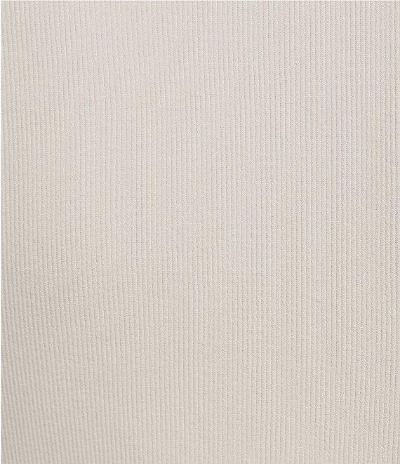 C&V Chelsea & Violet Mock Neck Seamless Knit Crop Top Product Image