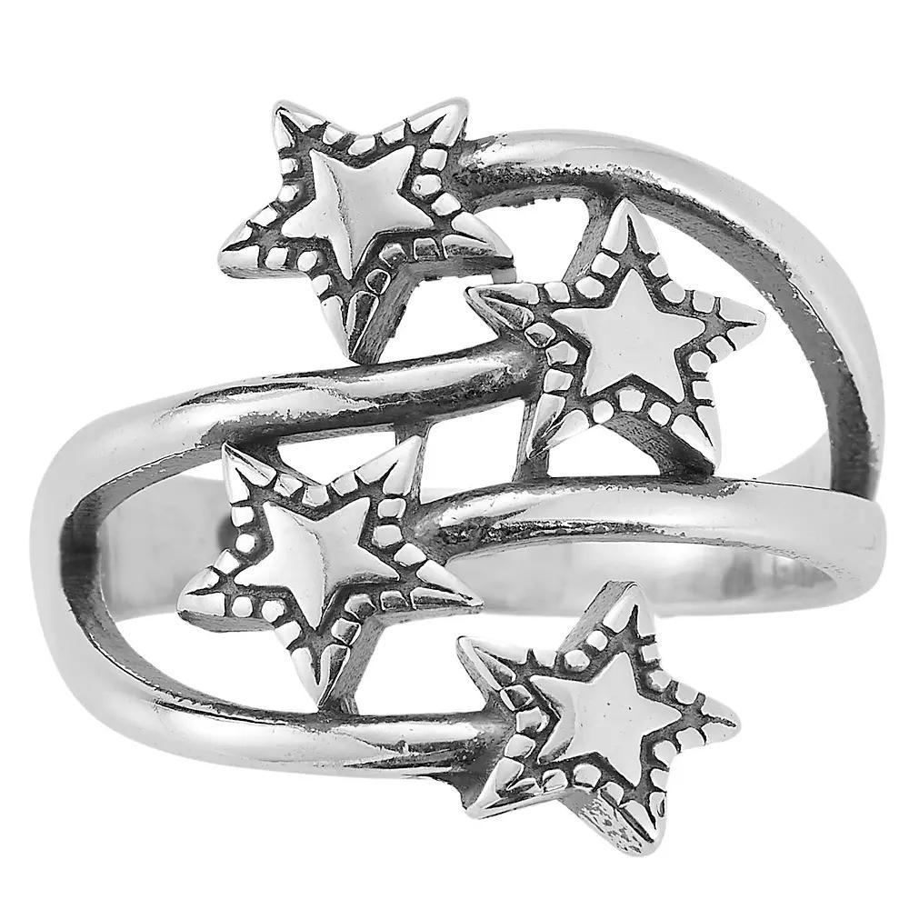 Sunkissed Sterling Oxidized Multi Star Ring, Women's, Size: 8, Silver Tone Product Image