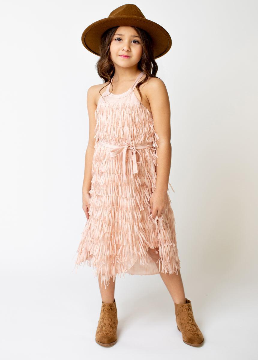 Caleo Dress in Blush Girls Product Image