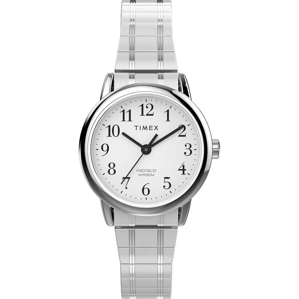 Timex® Women's Easy Reader Expansion Band Watch - TW2W52300JT, Size: 25MM, Silver Product Image