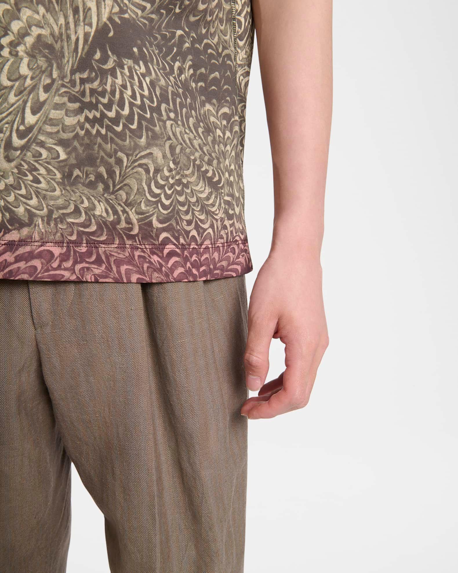 Men's Hubba Printed Cotton T-Shirt Product Image