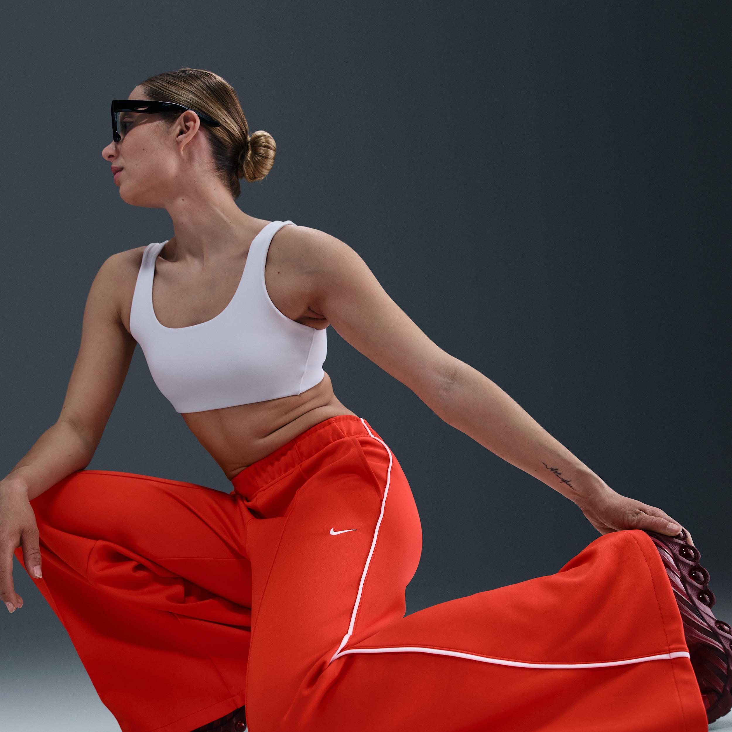 Nike Sportswear Women's Mid-Rise Wide-Leg Track Pants Product Image