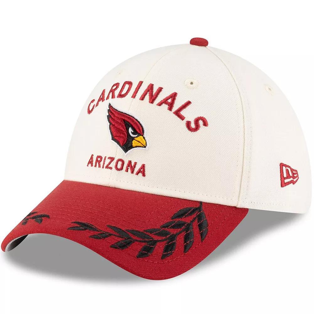 Men's New Era  Cream/Cardinal Arizona Cardinals 2025 NFL Draft 39THIRTY Flex Hat, Size: Medium/Large, Beige Product Image