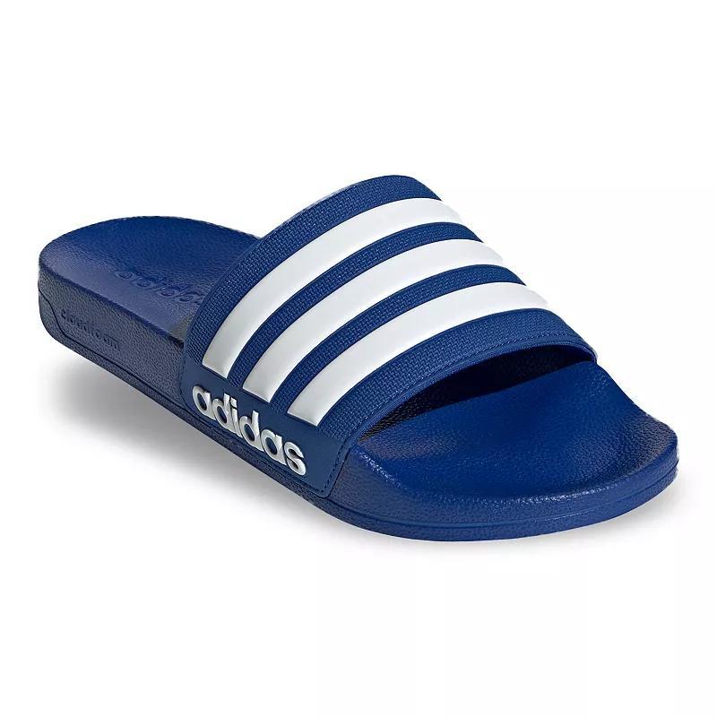 adidas Adilette Men's Slide Sandals, Size: 13, Black White Black Product Image