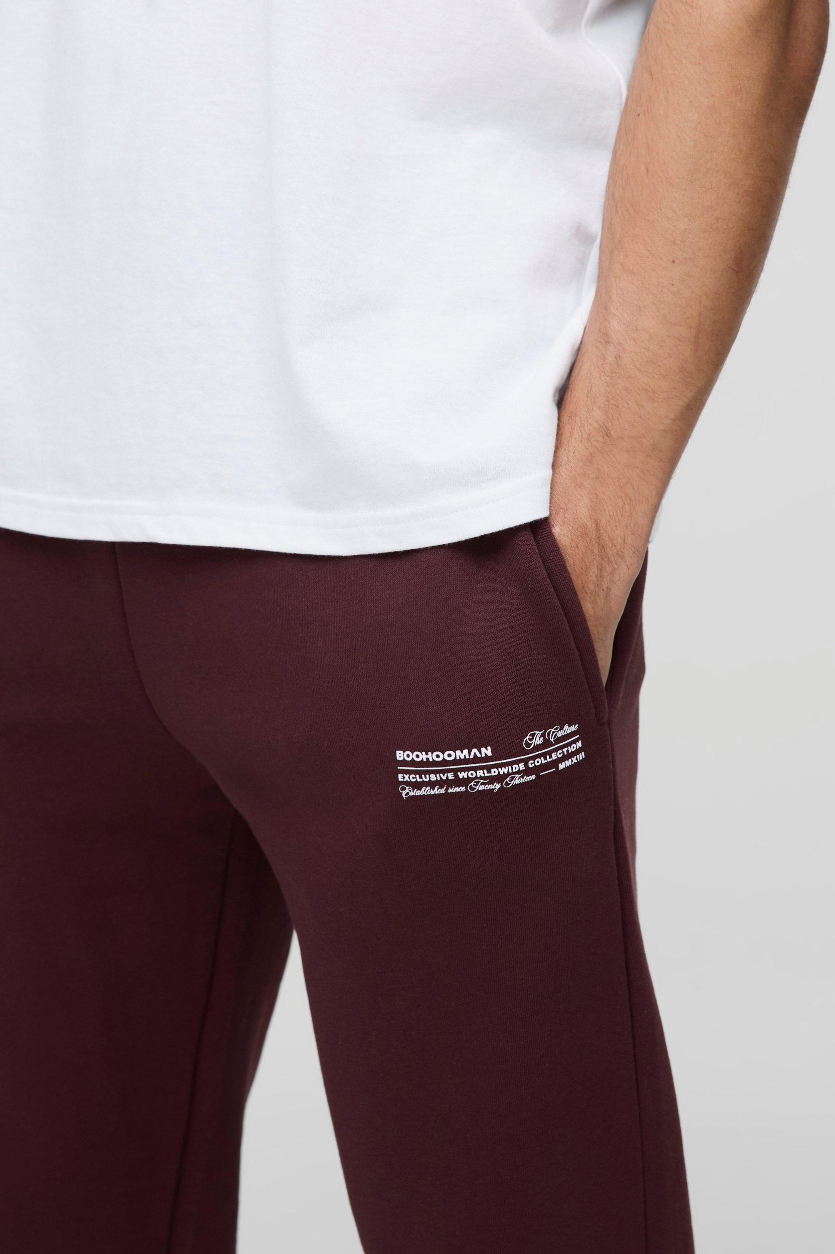 Regular Fit Core Fit Man Sweatpants | boohooMAN USA Product Image