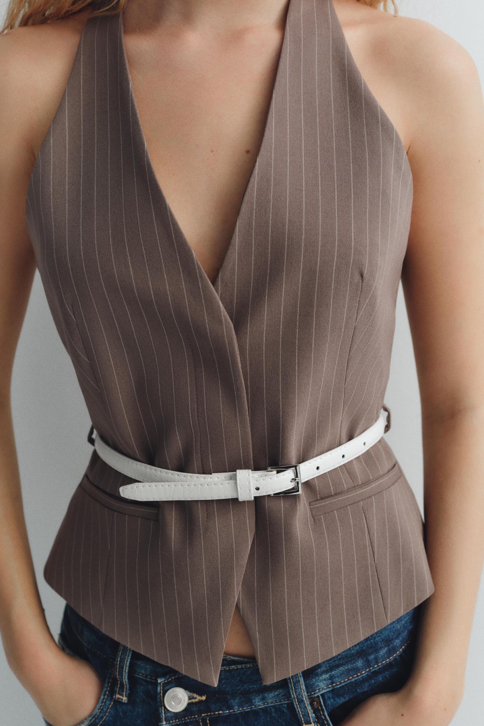 BELTED VEST TOP Product Image