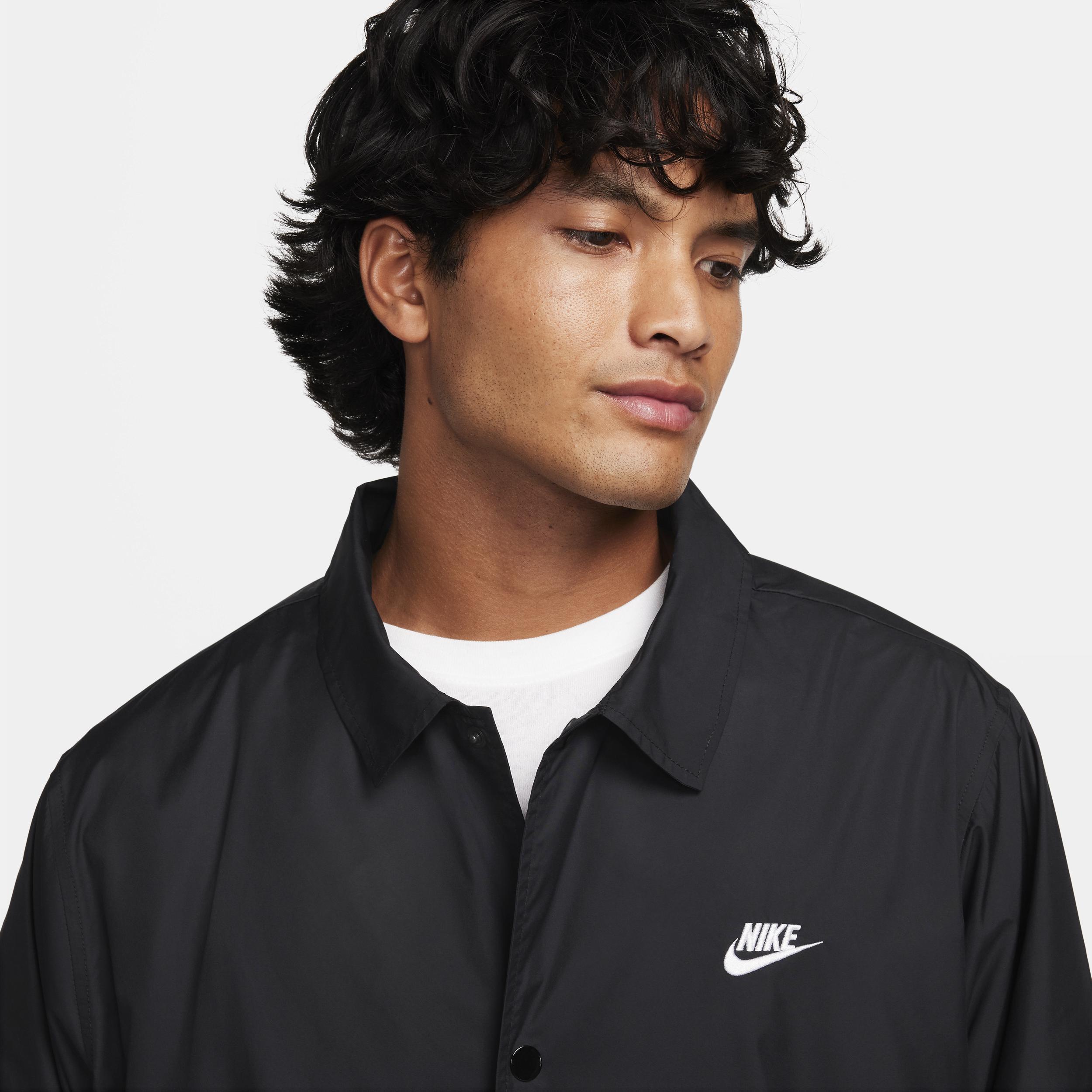 Big & Tall Nike Club Coaches' Jacket, Men's, Size: Large Tall, Black Product Image