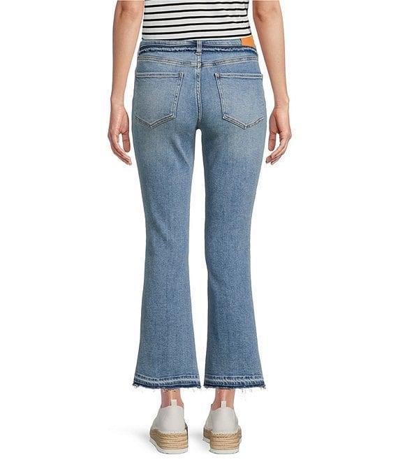 Dear John Jeanne Stretch Denim High Rise Flare Leg Cropped Jeans Product Image