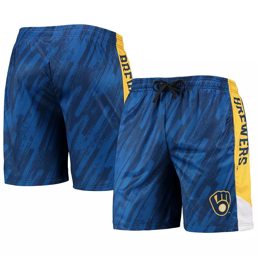 Men's FOCO Navy Milwaukee Brewers Static Shorts, Size: Small, Blue Product Image