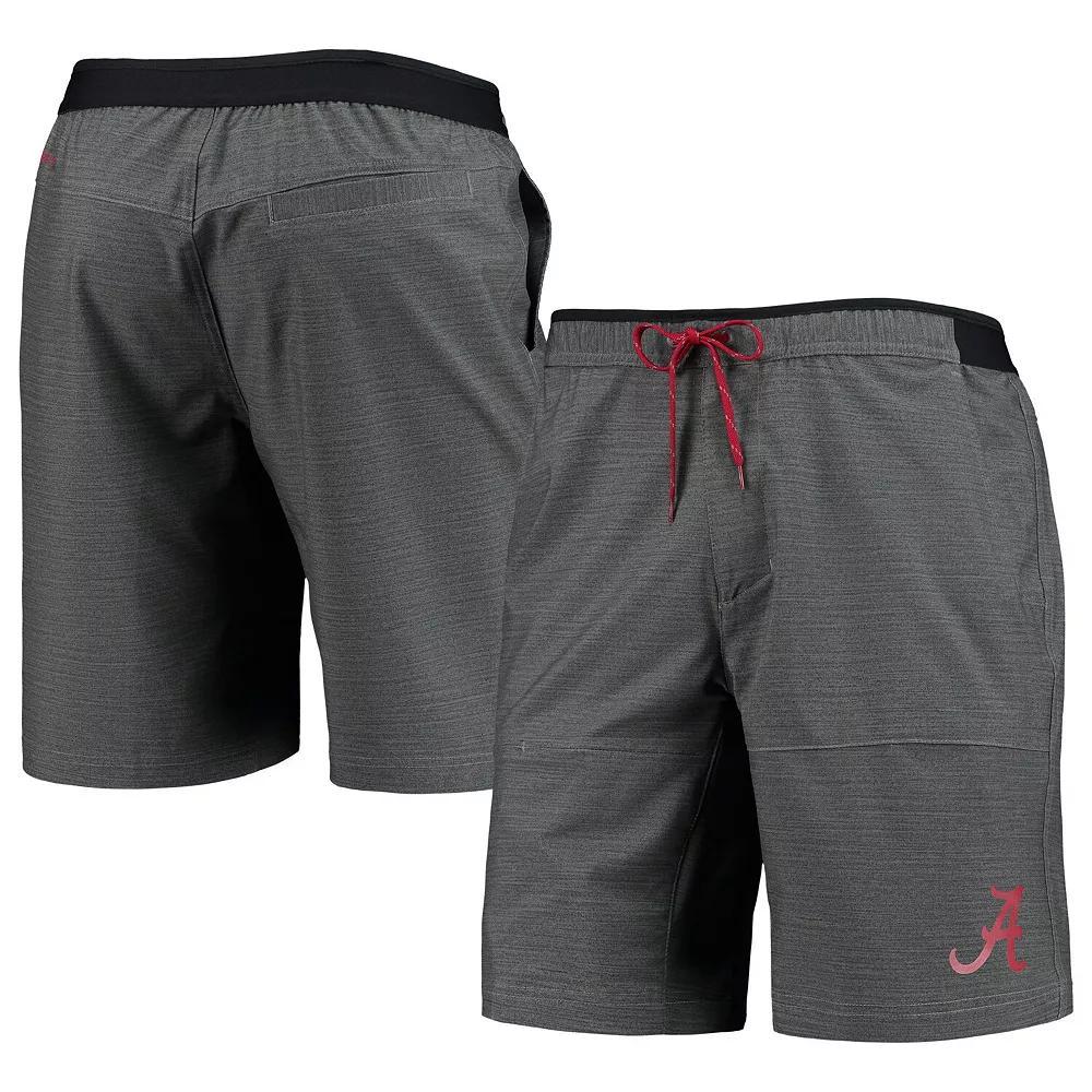 Mens Columbia Heathered Gray Alabama Crimson Tide Twisted Creek Omni-Shield Shorts Product Image