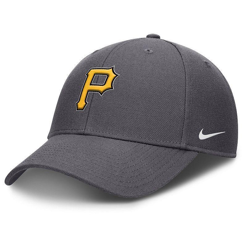 Men's Nike  Gray Pittsburgh Pirates Club Performance Adjustable Hat, Size: Medium/Large, Grey Product Image