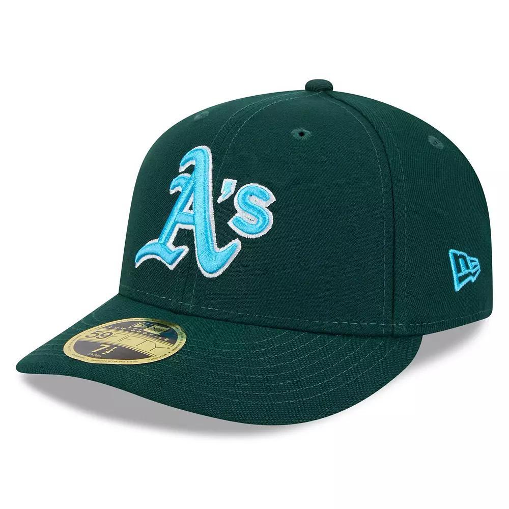 Men's New Era Green Oakland Athletics 2024 Father's Day Low Profile 59FIFTY Fitted Hat, Size: 6 7/8 Product Image