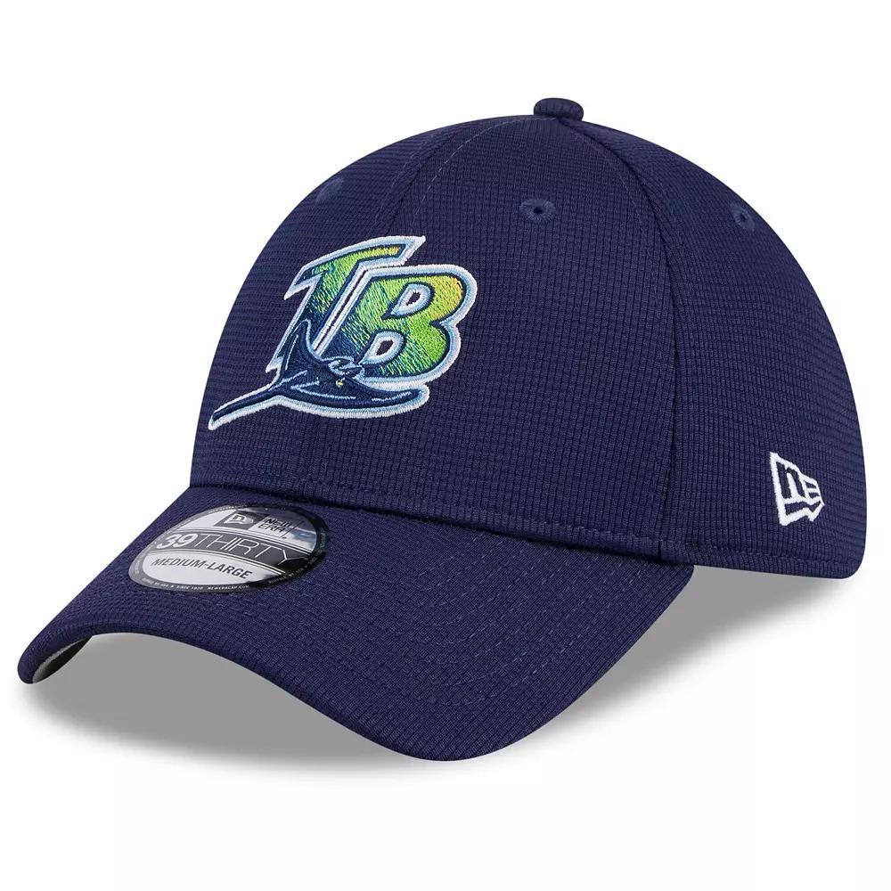 Men's New Era  Navy Tampa Bay Rays 2024 Batting Practice 39THIRTY Flex Hat, Size: Small/Medium, Blue Product Image