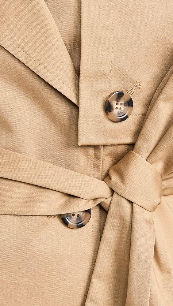 Favorite Daughter The Cropped Charles Trench Coat | Shopbop Product Image