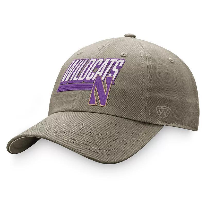Men's Top of the World Khaki Arizona State Sun Devils Slice Adjustable Hat, Beig K Product Image
