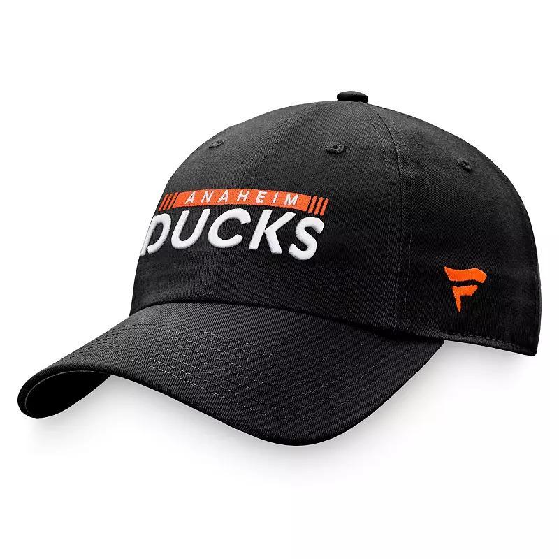 Men's Fanatics Branded Black Anaheim Ducks Authentic Pro Rink Adjustable Hat, Dks Black Product Image
