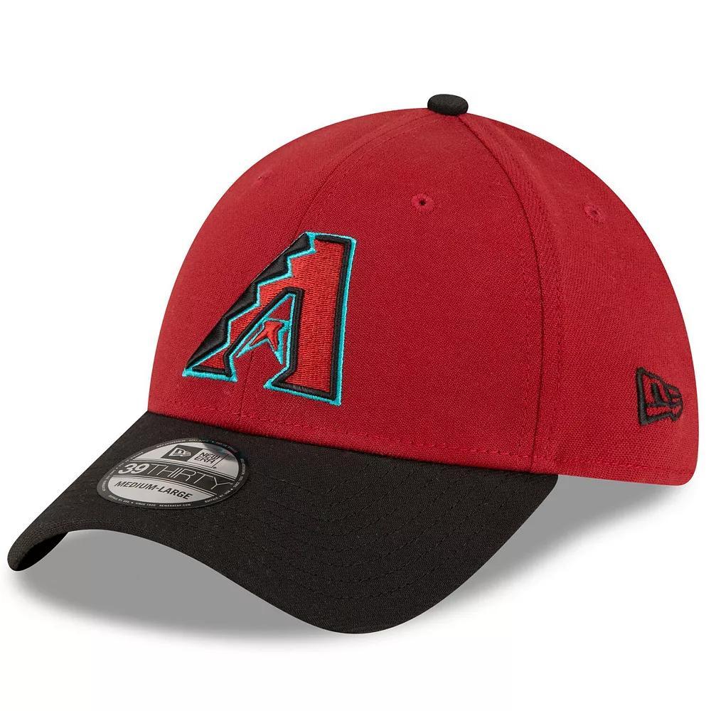 Men's New Era  Red/Black Arizona Diamondbacks  Team Classic 39THIRTY Flex Hat, Size: Large/XL Product Image