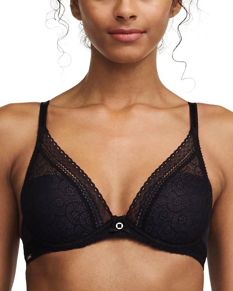 Festivite Lace Plunge Bra, Bright Pink Product Image
