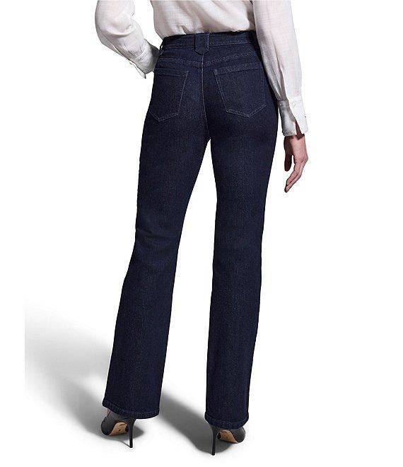 NIC + ZOE Ribbon Trim Denim Breakaway Bootcut Jeans Product Image
