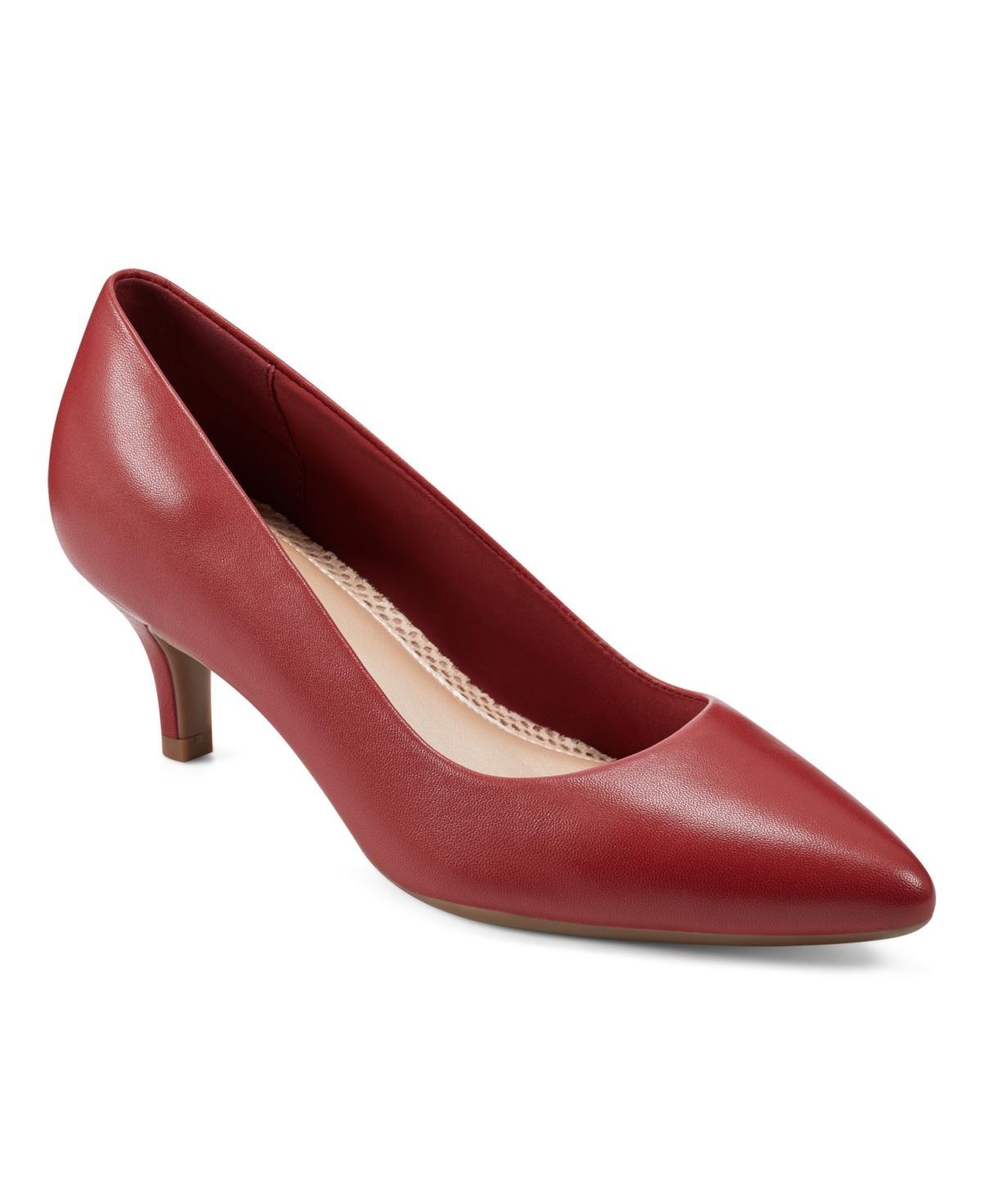 Easy Spirit Womens Lexie Slip-On Kitten Heel Dress Pumps Product Image