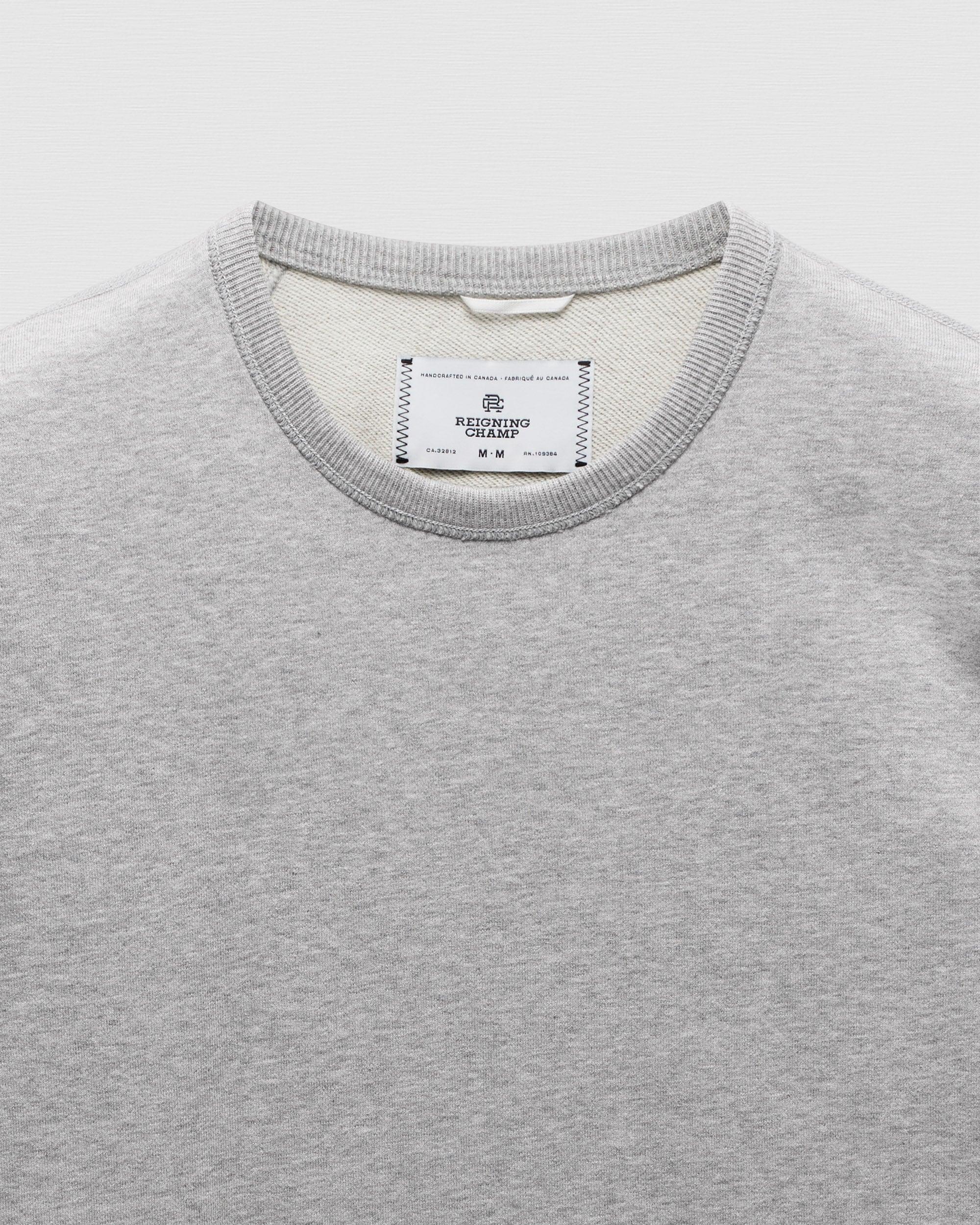 Midweight Terry Slim Crewneck Male Product Image
