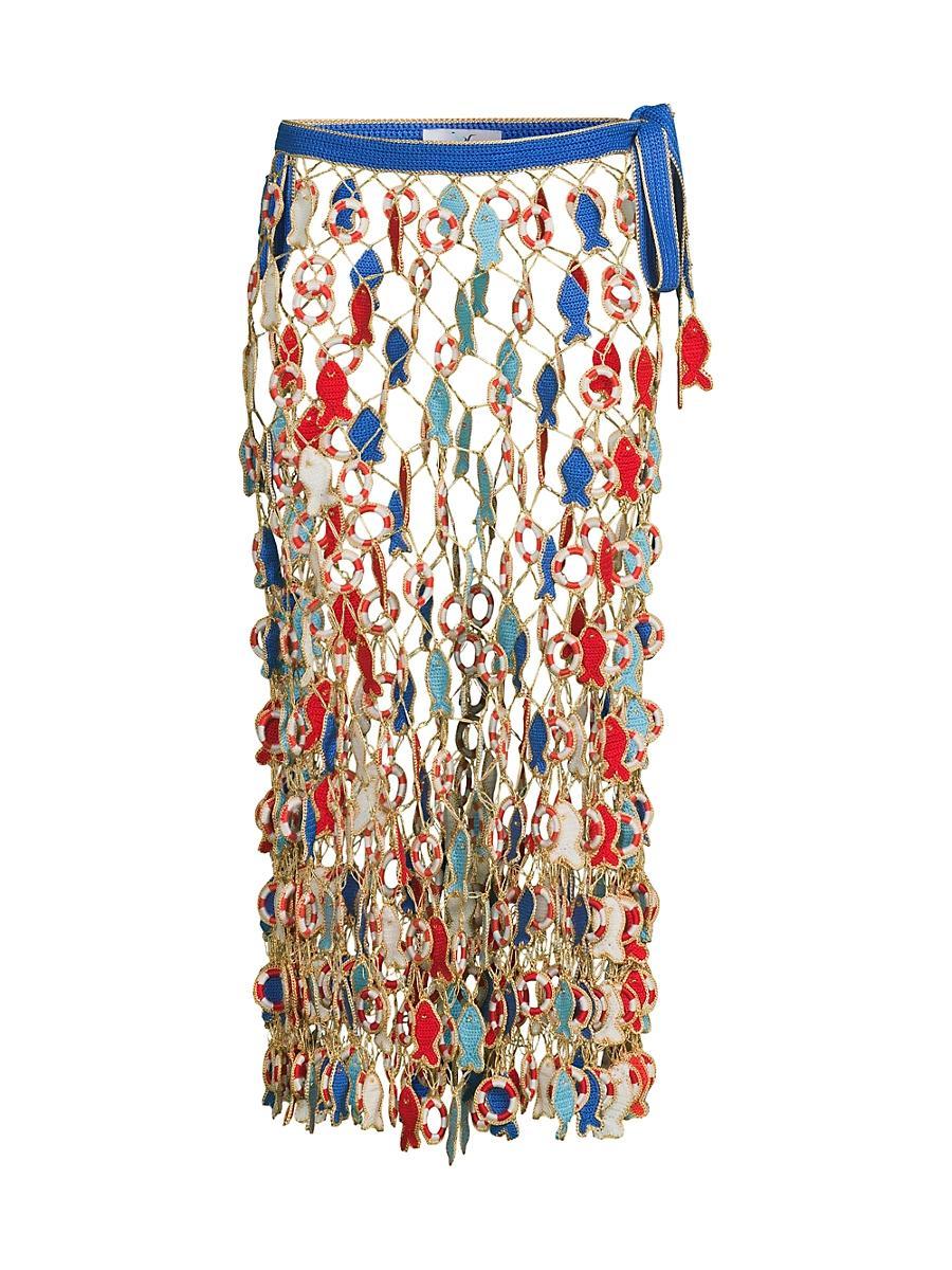 Womens Poisson Crochet Convertible Skirt Product Image