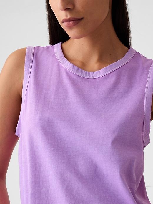 Linen-Blend Tank Top Product Image